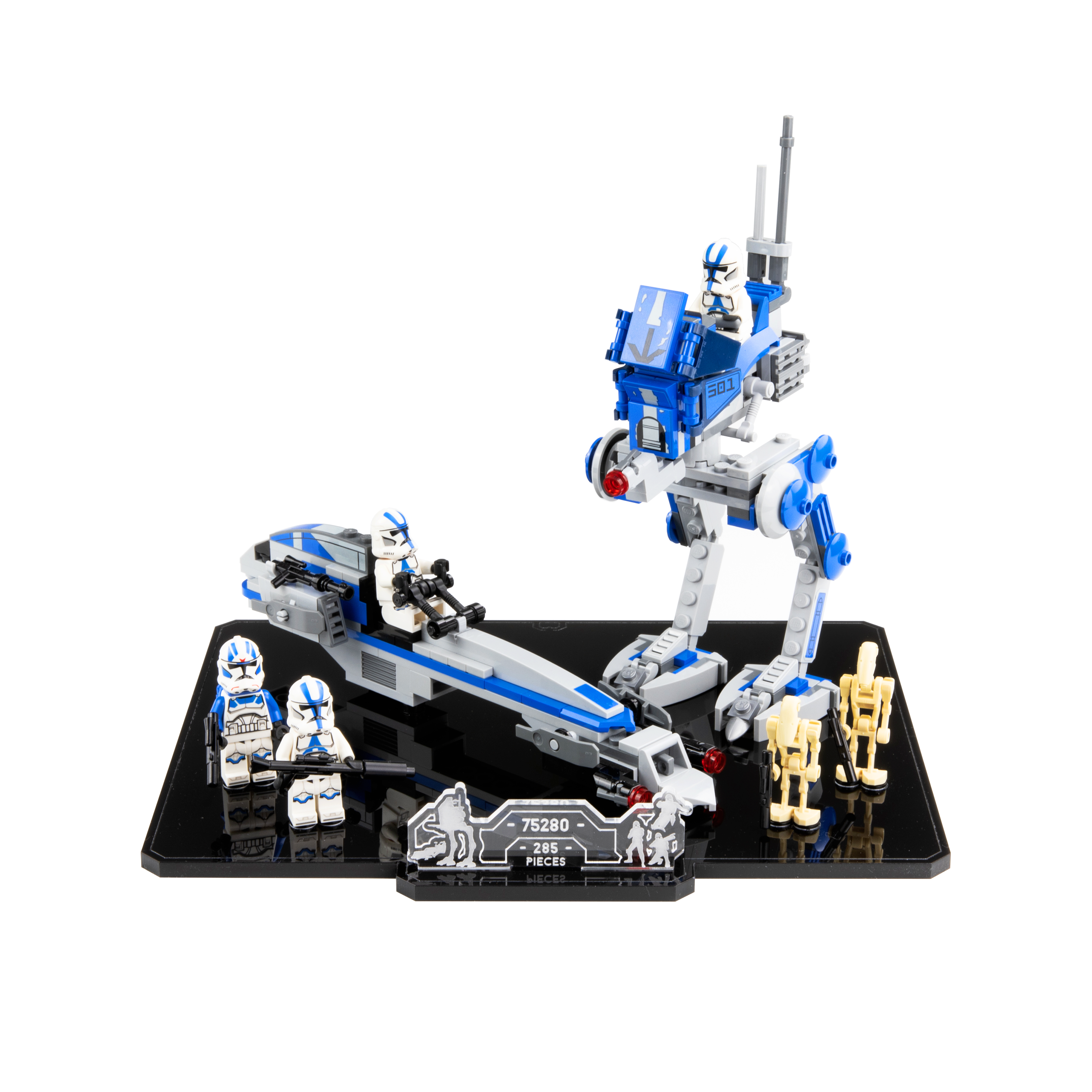 Display Case for LEGO®: Star Wars™ 501st Legion Clone Troopers (75280)