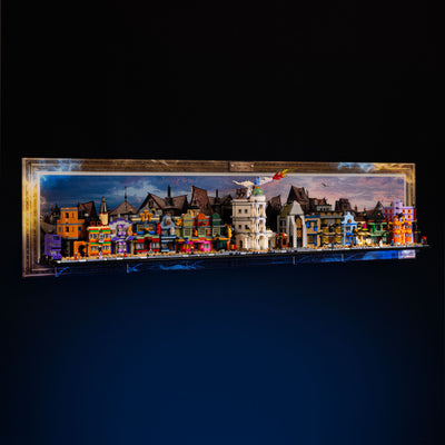 Limited Edition Wall Mounted Display Stand for LEGO® Harry Potter: Diagon Alley Wizarding Shops (76444)