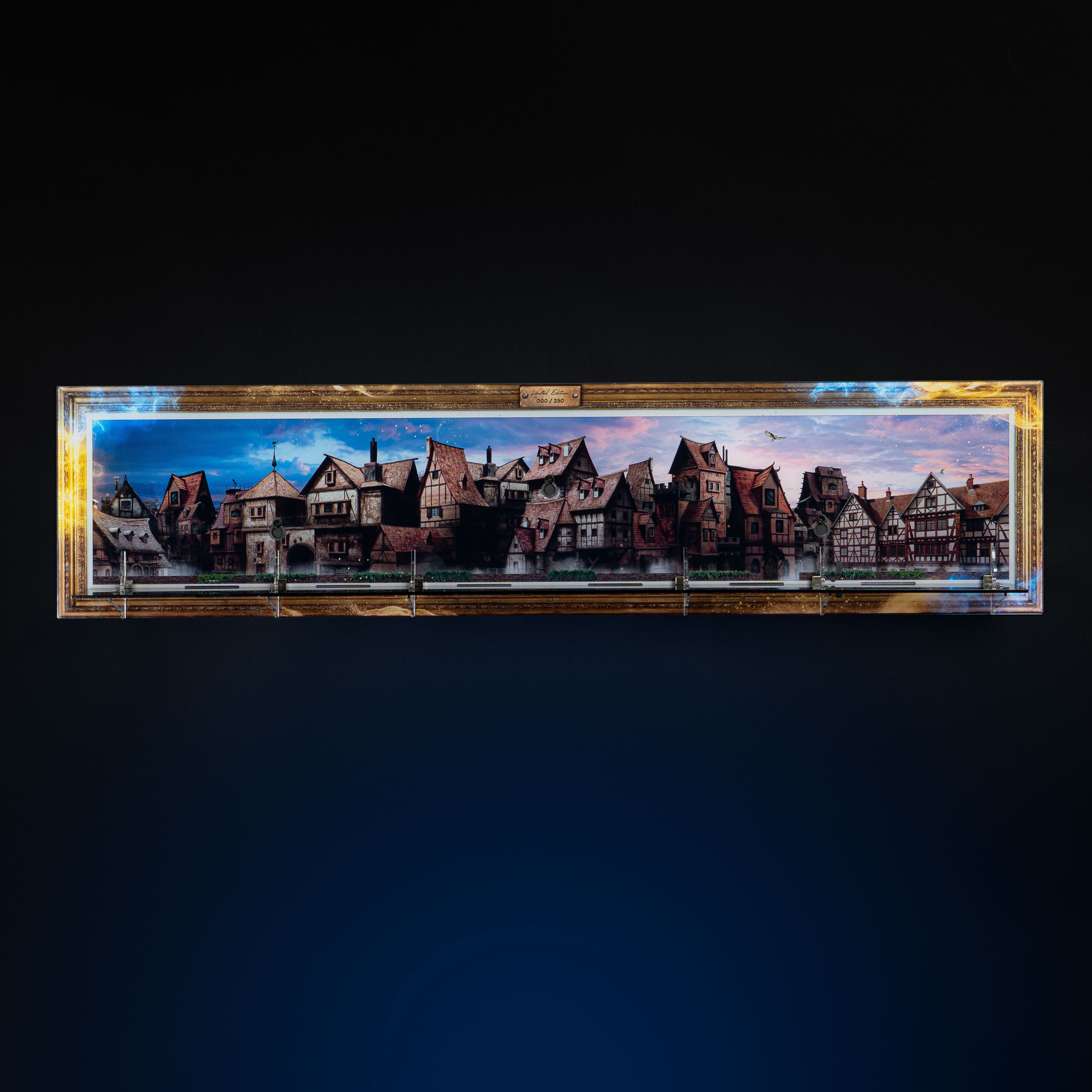 Limited Edition Wall Mounted Display Stand for LEGO® Harry Potter: Diagon Alley Wizarding Shops (76444)