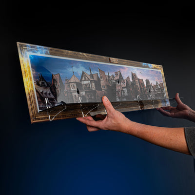 Limited Edition Wall Mounted Display Stand for LEGO® Harry Potter: Diagon Alley Wizarding Shops (76444)