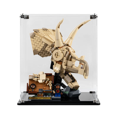 Display Case for LEGO® Jurassic World: Dinosaur Fossils Triceratops Skull (76969)