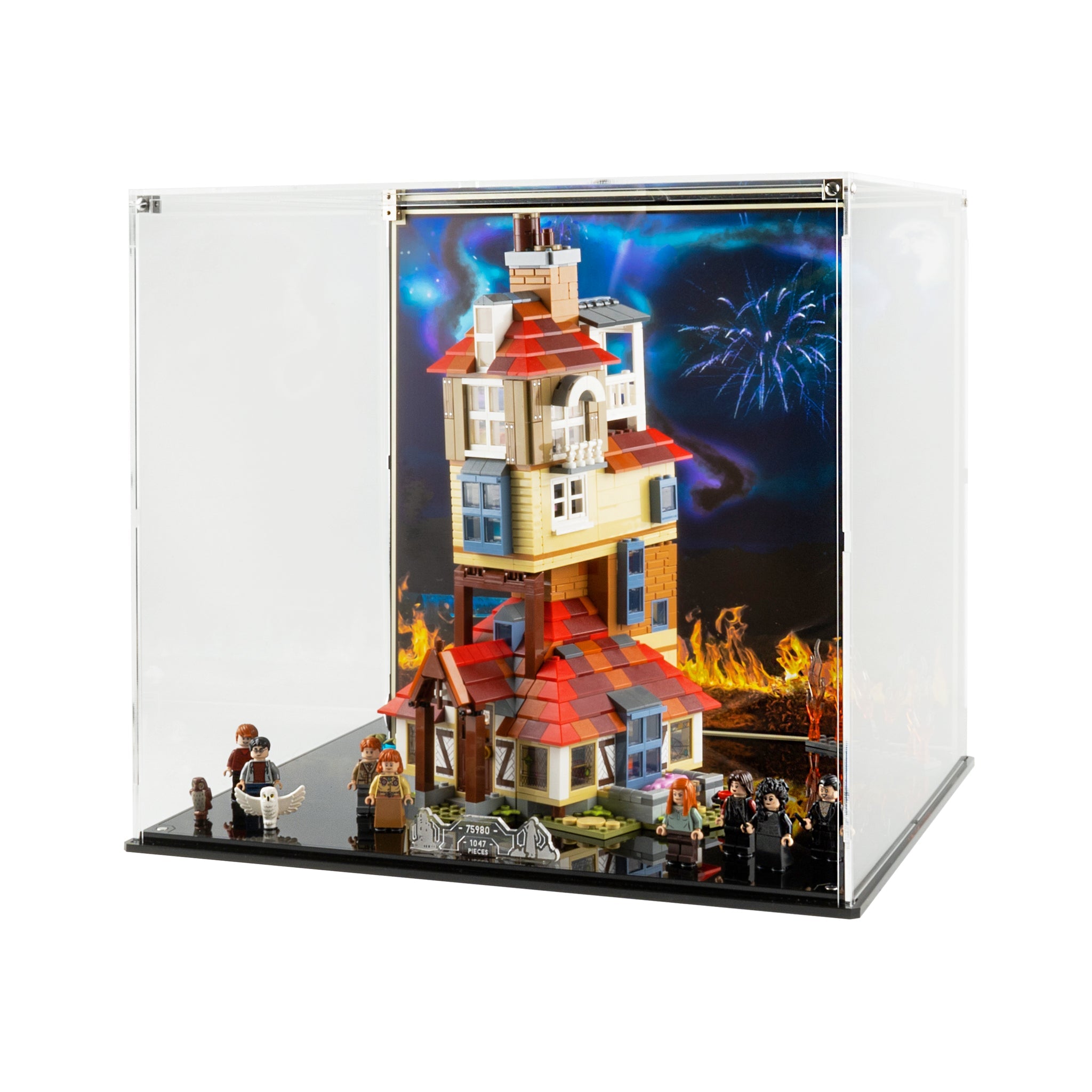 Display Case for LEGO® Harry Potter: Attack on the Burrow (75980)