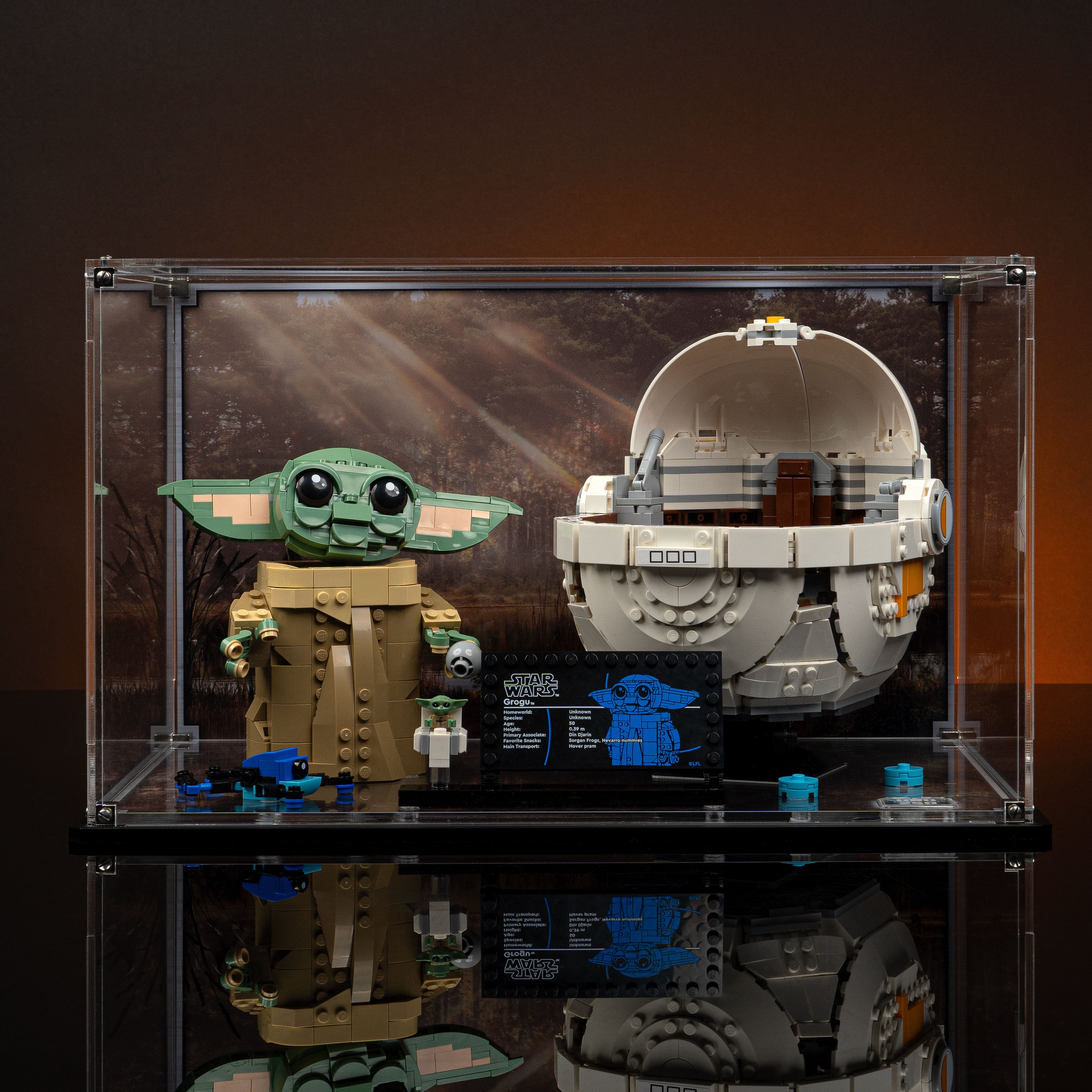 Limited Edition Display Case for LEGO® Star Wars: Grogu with Hover Pram (75403)