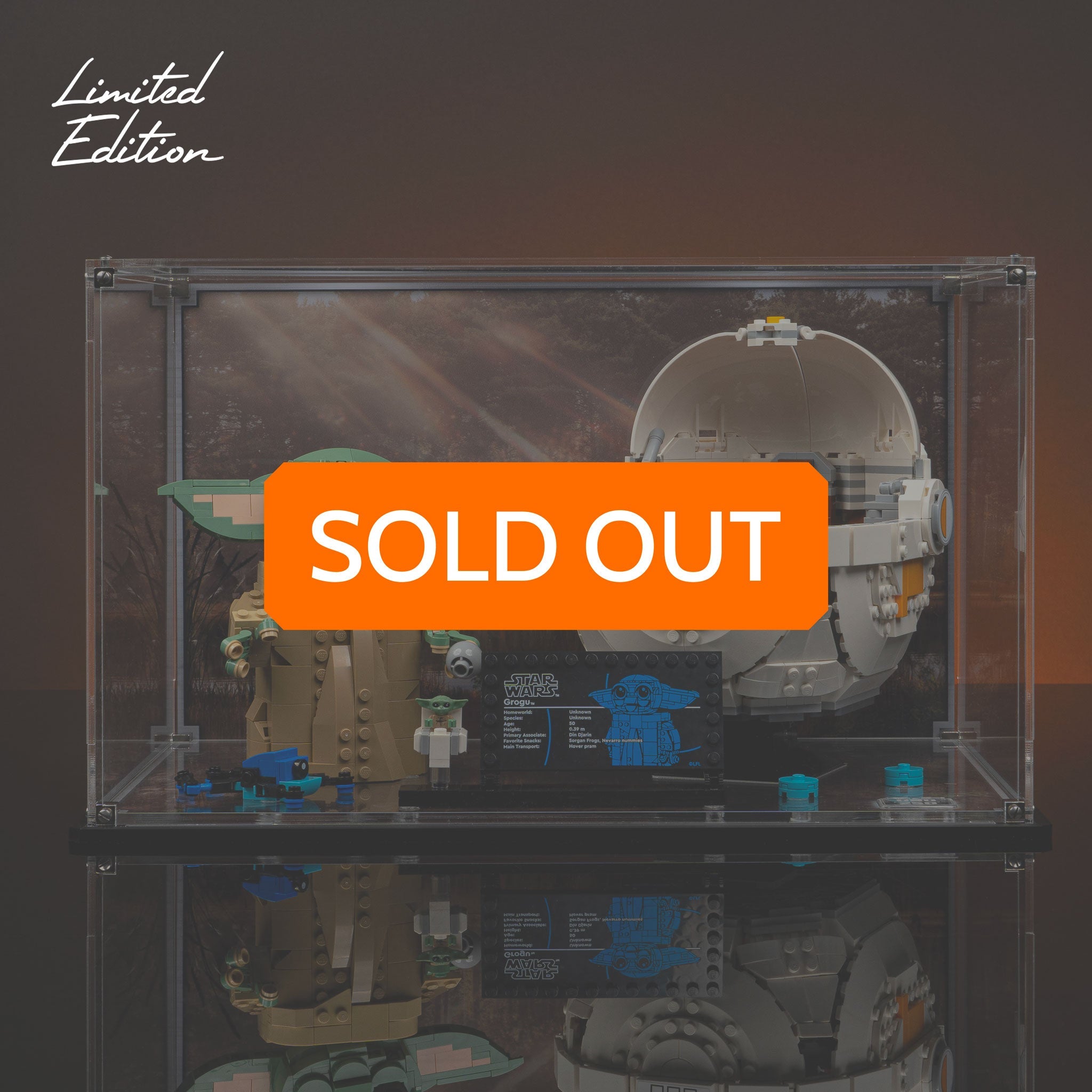 Limited Edition Display Case for LEGO® Star Wars: Grogu with Hover Pram (75403)