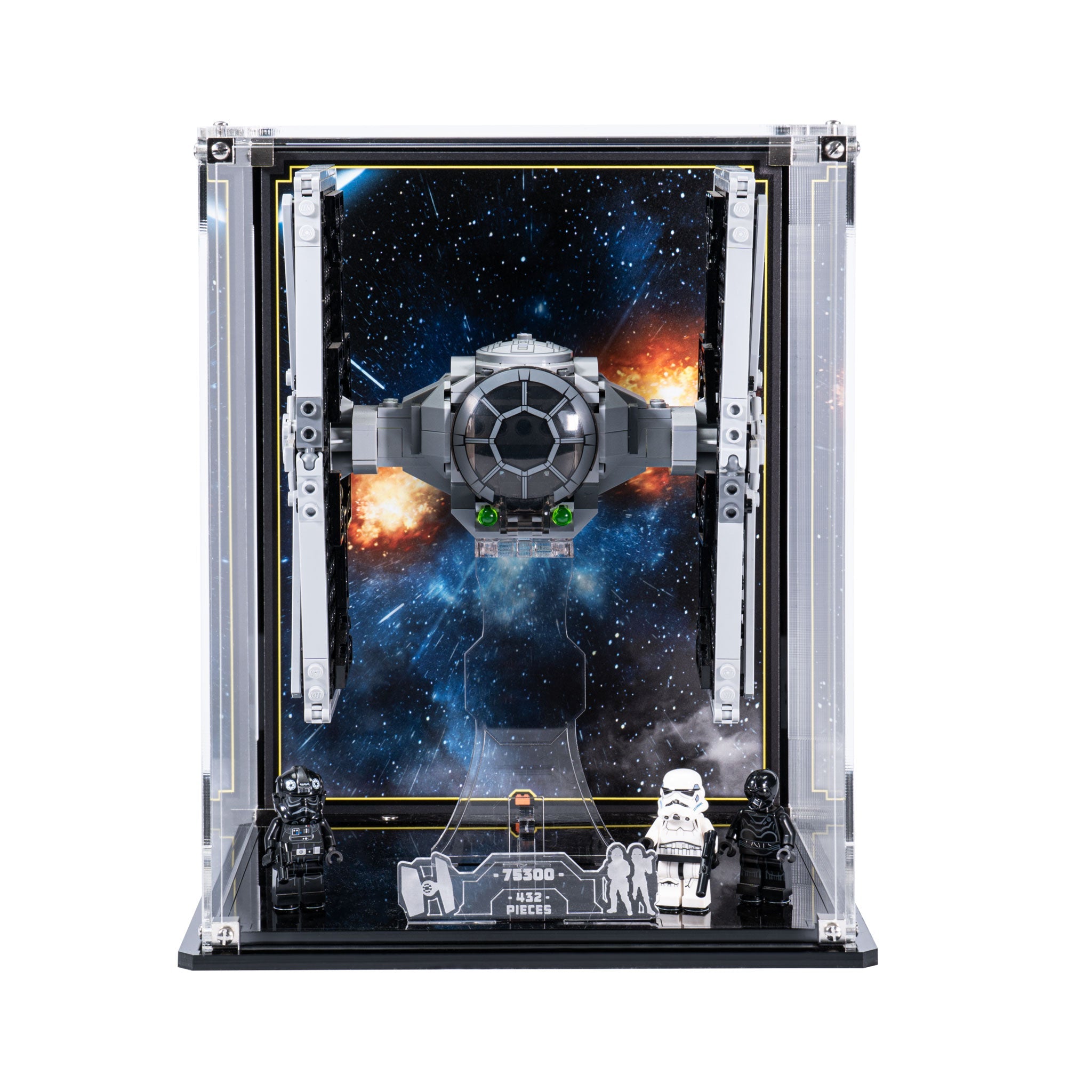 Display Case for LEGO® Star Wars: Imperial TIE Fighter (75300)