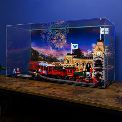 Display Case for LEGO® Disney Train and Station (71044)