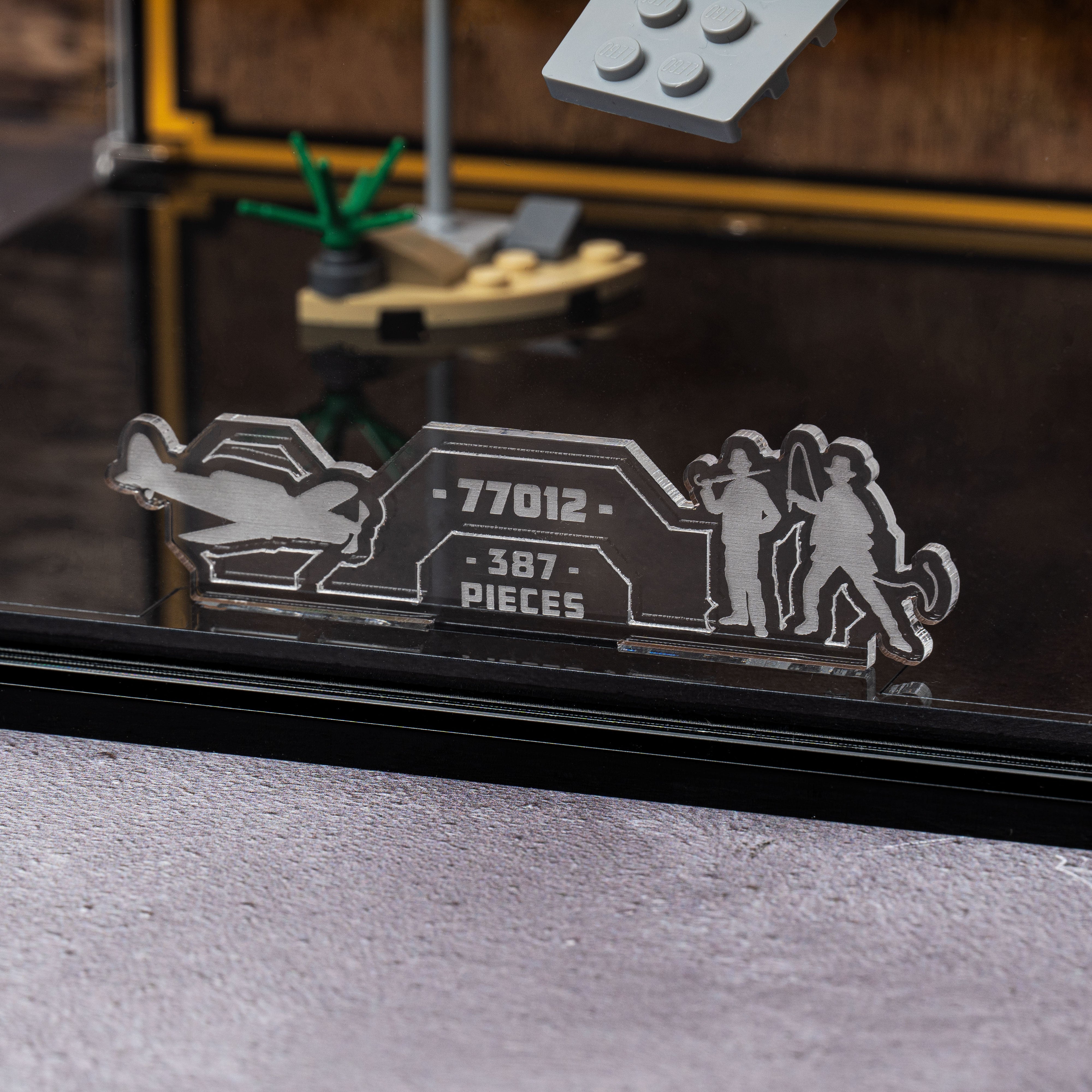 Display Case for LEGO® Indiana Jones™ Fighter Plane Chase (77012)