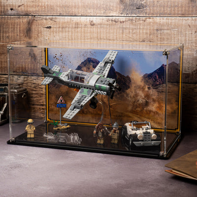 Display Case for LEGO® Indiana Jones™ Fighter Plane Chase (77012)