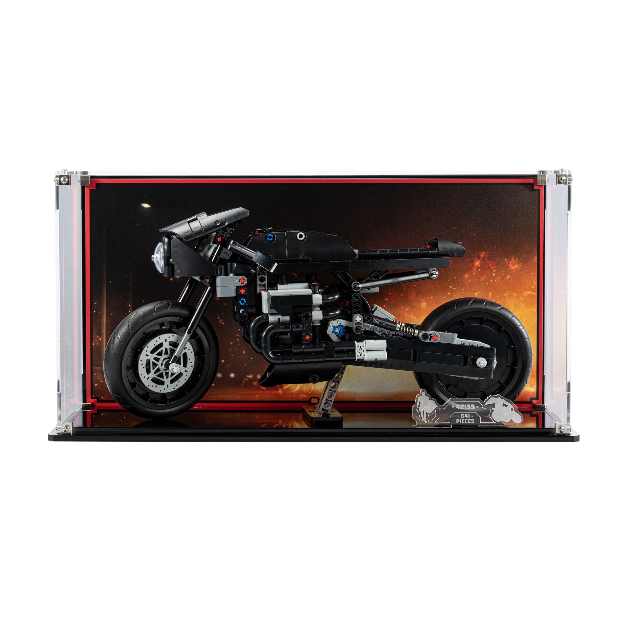 Display Case for LEGO® The Batman – Batcycle™ (42155)