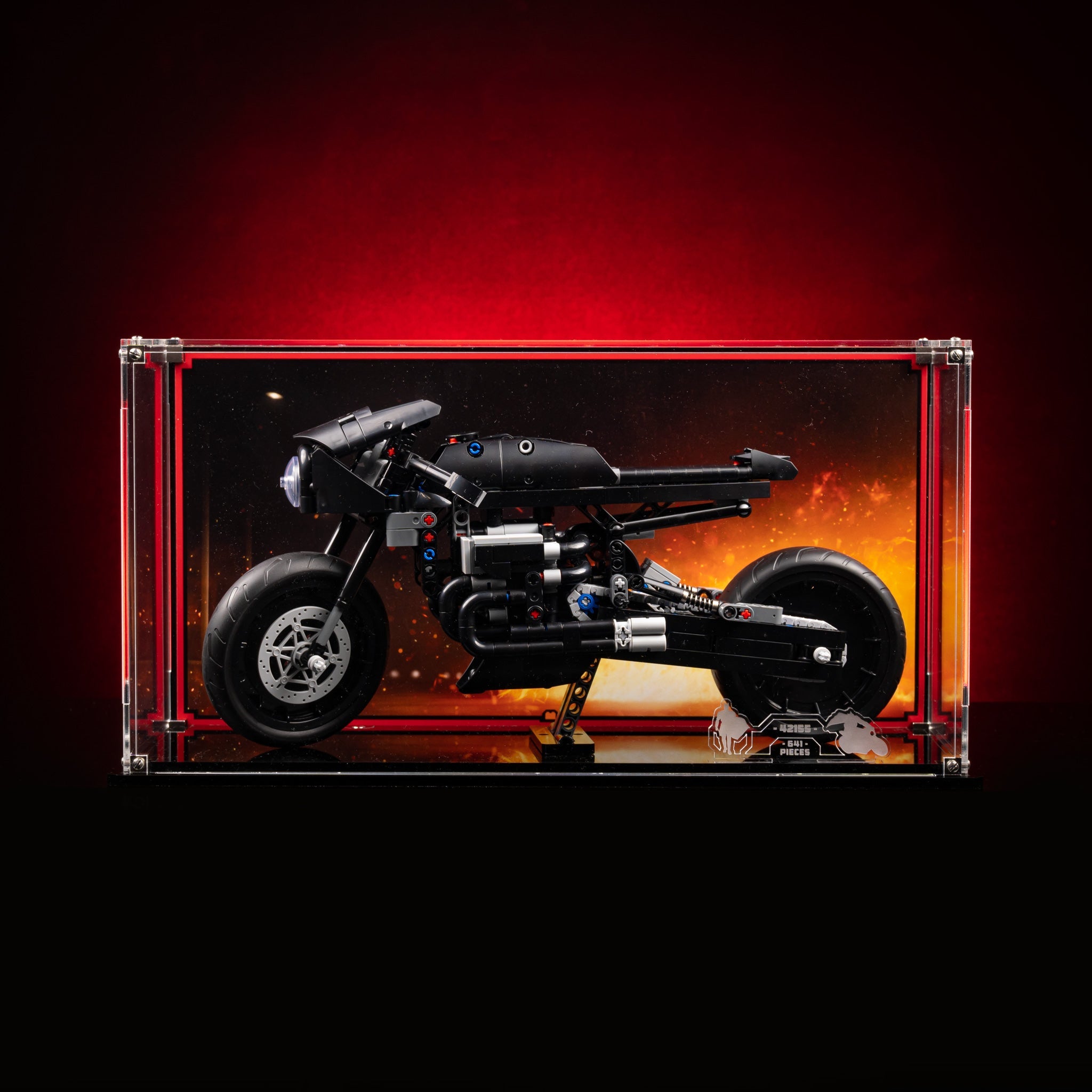 Display Case for LEGO® The Batman – Batcycle™ (42155)