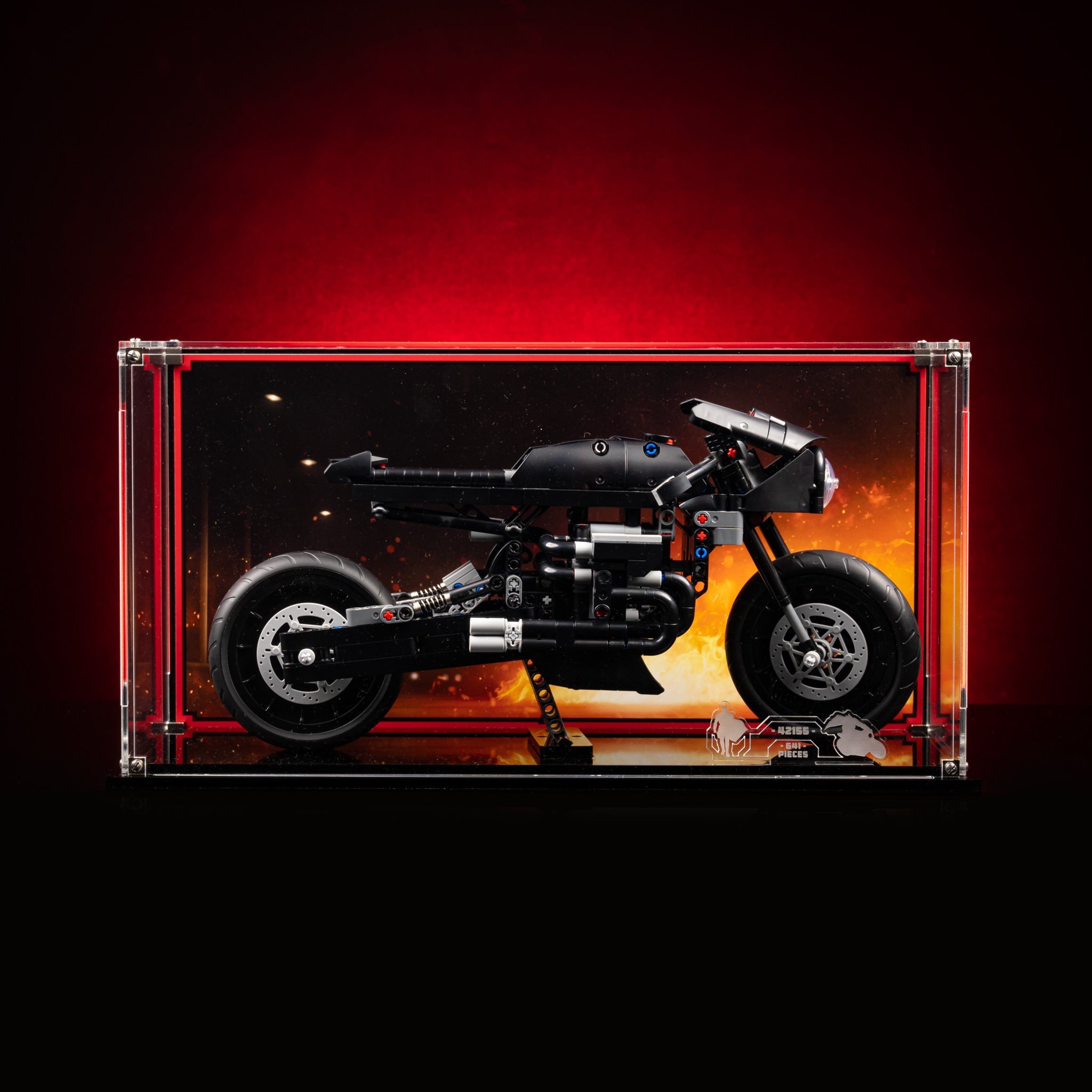 Display Case for LEGO® The Batman – Batcycle™ (42155)