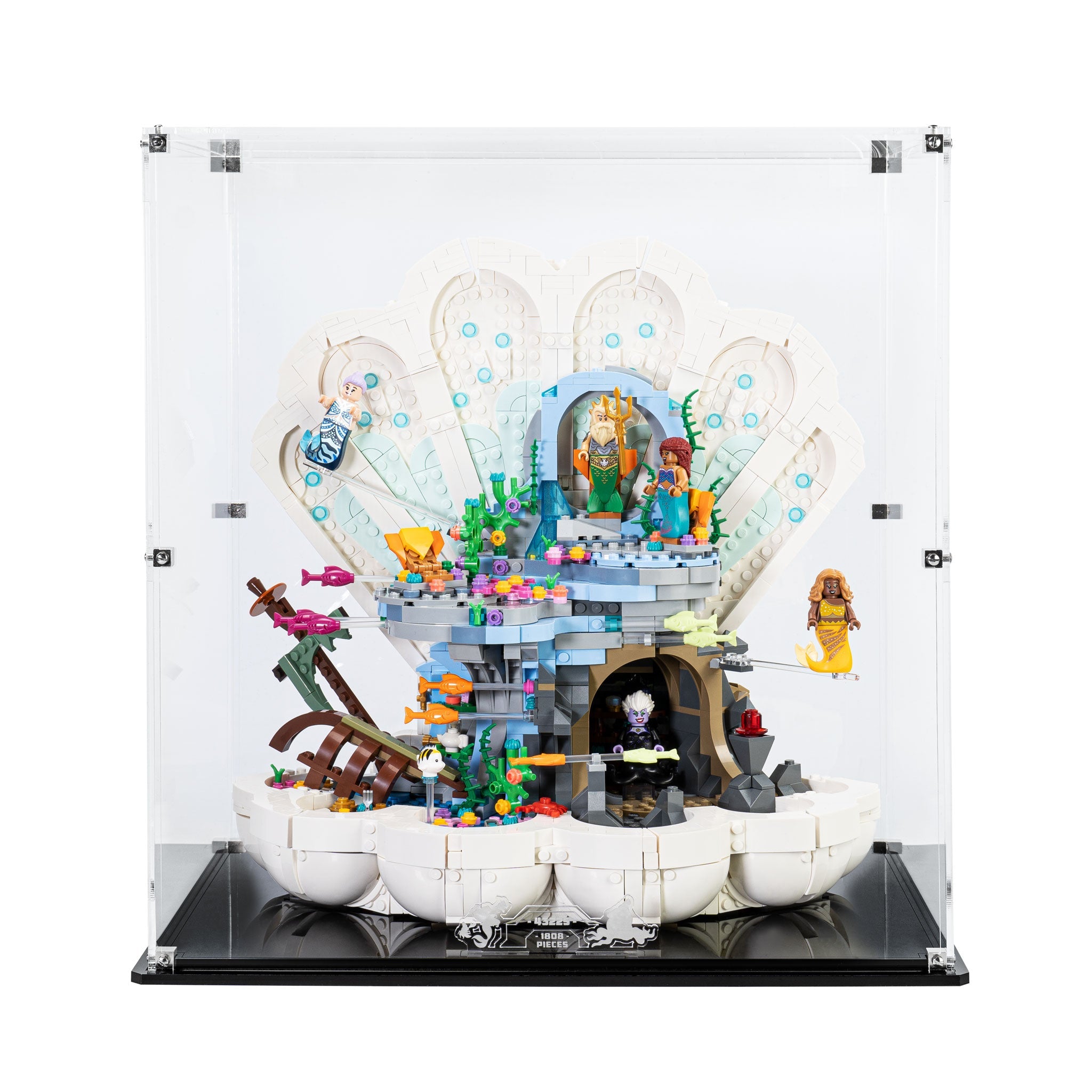 Display Case for LEGO® Disney: The Little Mermaid Royal Clamshell (43225)