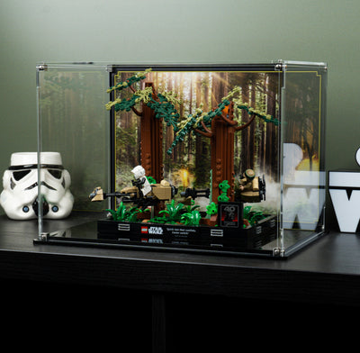 Display Case for LEGO® Star Wars: Endor™ Speeder Chase Diorama (75353)