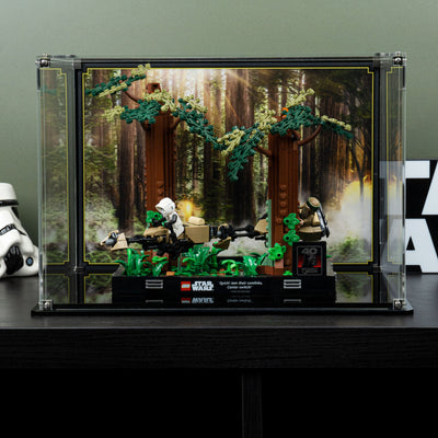 Display Case for LEGO® Star Wars: Endor™ Speeder Chase Diorama (75353)