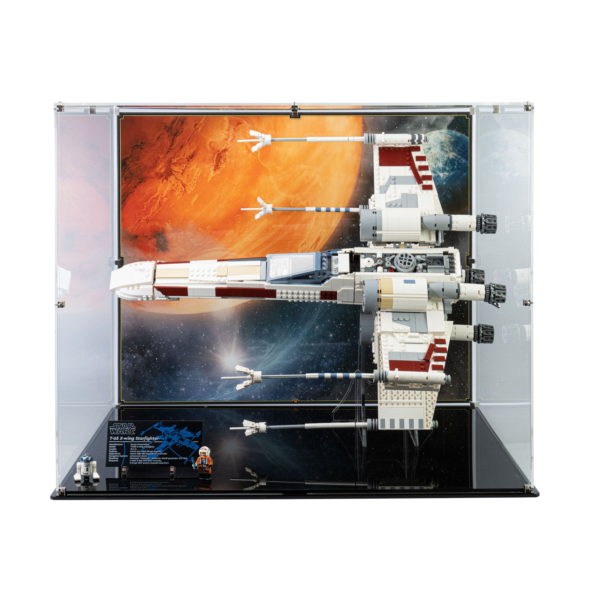 Display Case for LEGO® Star Wars: X-Wing Starfighter™ (75355)