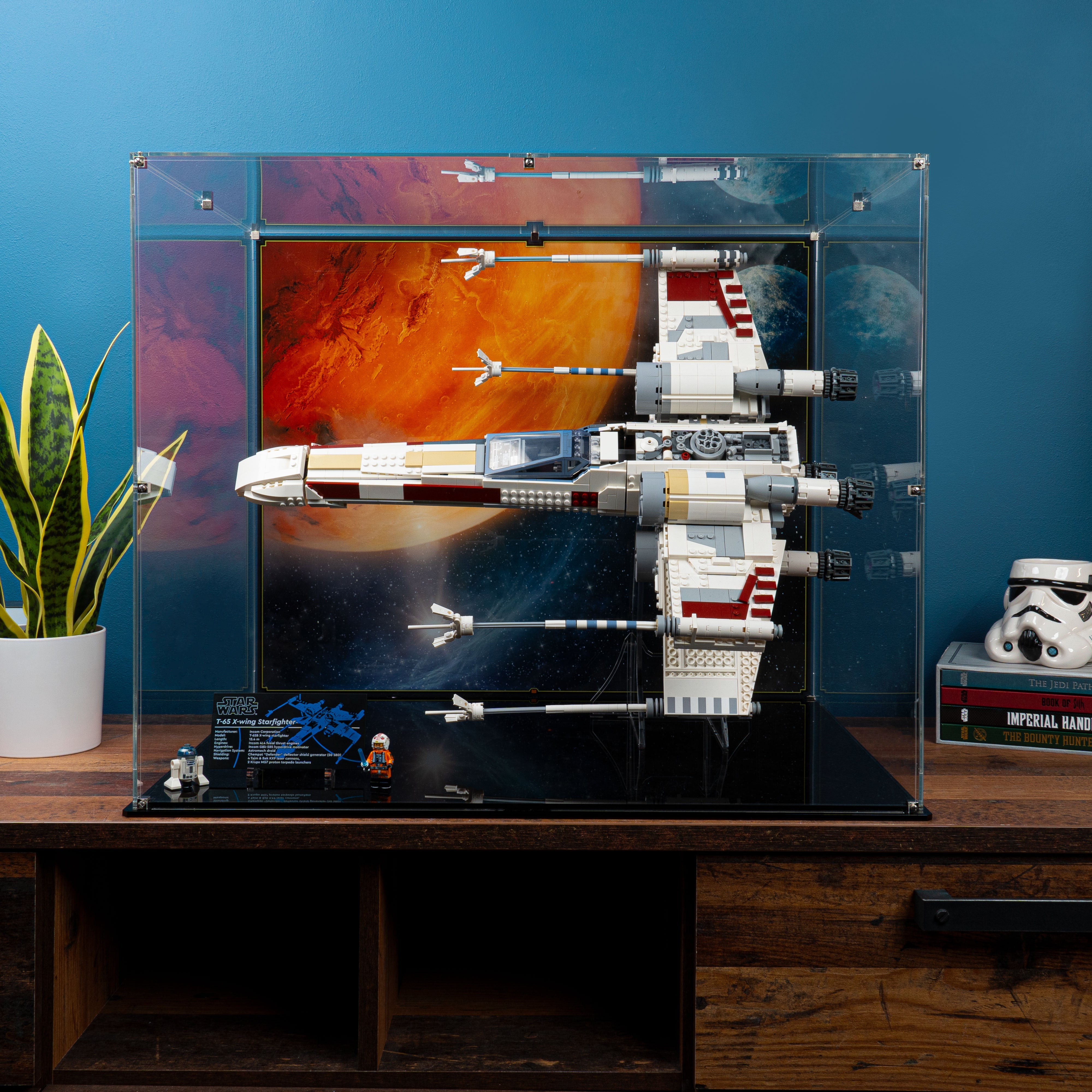 Display Case for LEGO® Star Wars: X-Wing Starfighter™ (75355)
