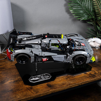 Display Stand for LEGO® Technic: PEUGEOT 9X8 24H Le Mans Hybrid Hypercar (42156)