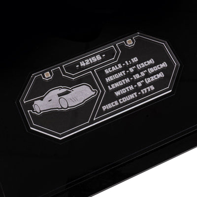 Display Case for LEGO® Technic: PEUGEOT 9X8 24H Le Mans Hybrid Hypercar (42156)