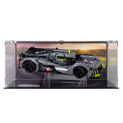 Display Case for LEGO® Technic: PEUGEOT 9X8 24H Le Mans Hybrid Hypercar (42156)