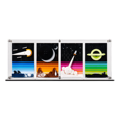 Wall Mounted Display Case for LEGO® Ideas: Tales of the Space Age (21340)