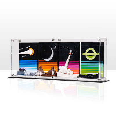 Wall Mounted Display Case for LEGO® Ideas: Tales of the Space Age (21340)