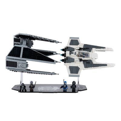 Display Stand for LEGO® Star Wars Mandalorian Fang Fighter vs. TIE Interceptor™ (75348)
