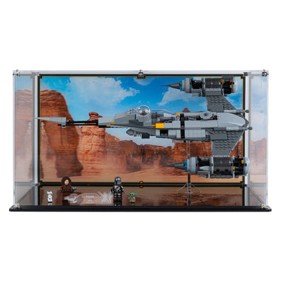 Display Case for LEGO® Star Wars The Mandalorian's N-1 Starfighter™ (75325)