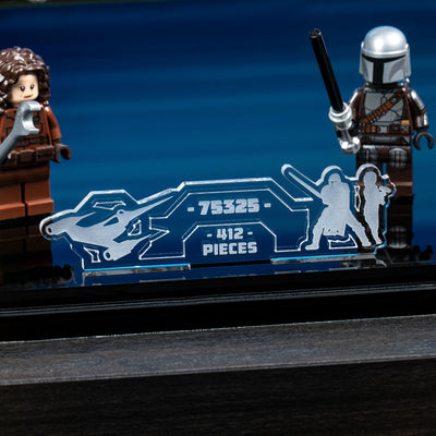 Display Case for LEGO® Star Wars The Mandalorian's N-1 Starfighter™ (75325)