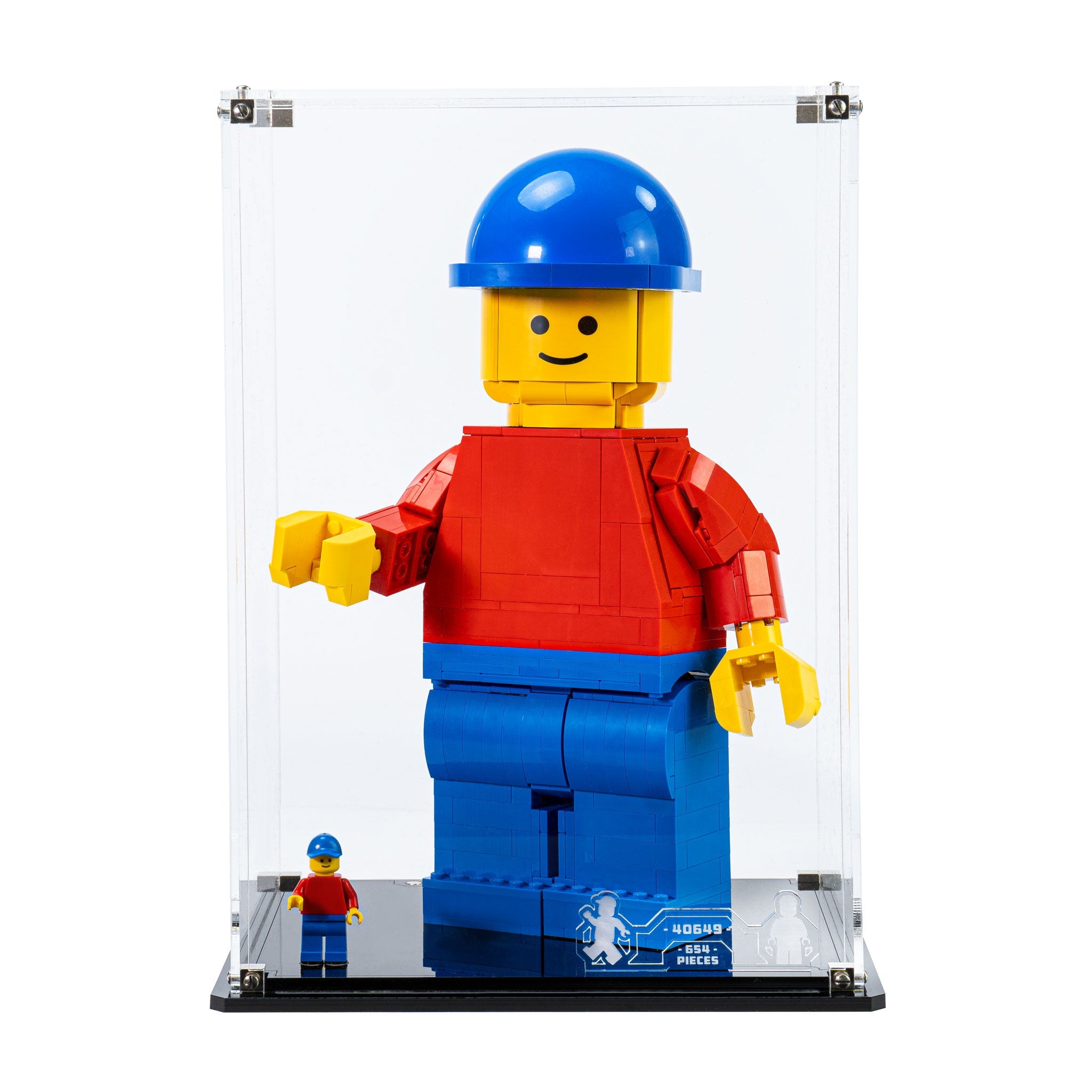 Display Case for Up-Scaled LEGO® Minifigure (40649)