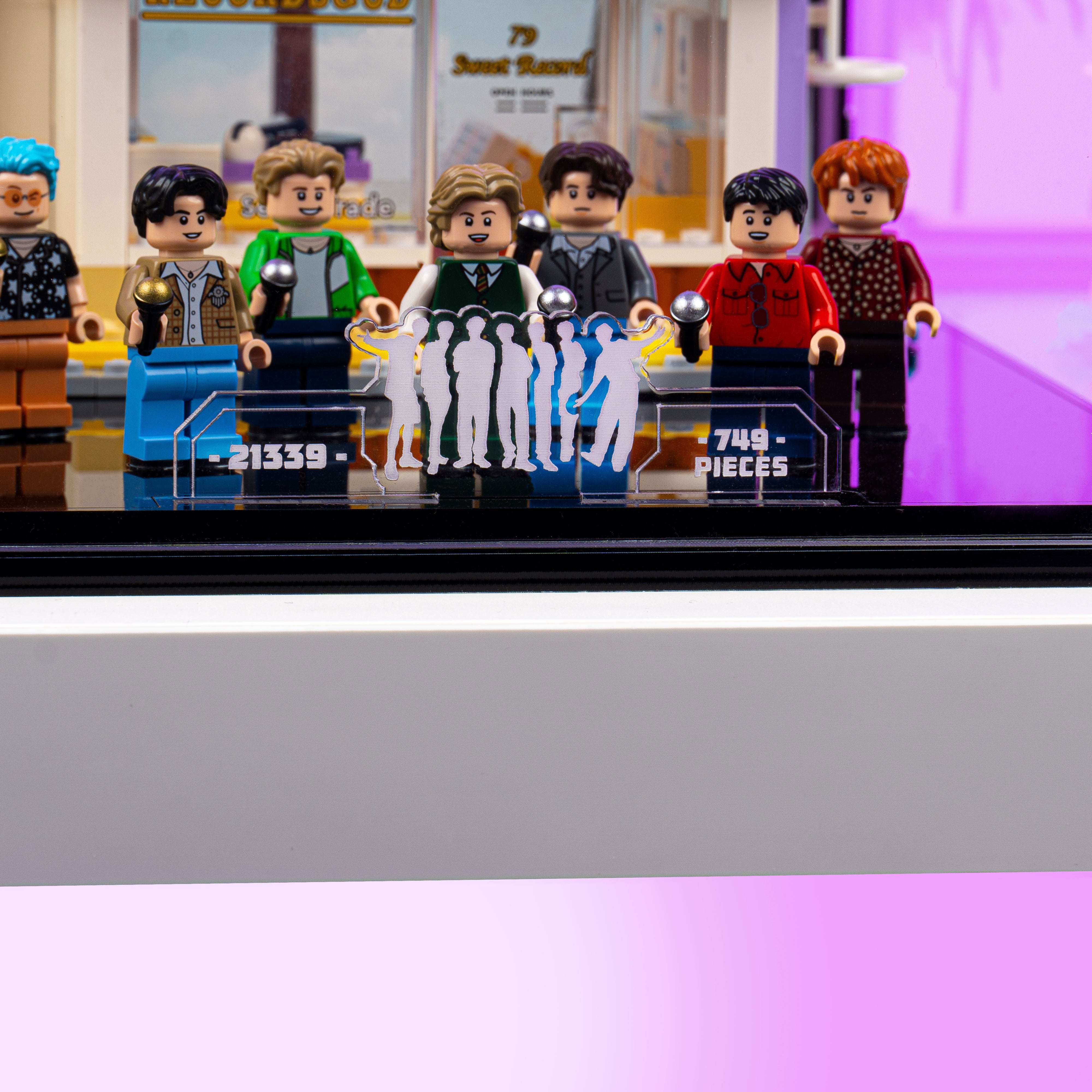 Display Case for LEGO® Ideas: BTS Dynamite (21339)