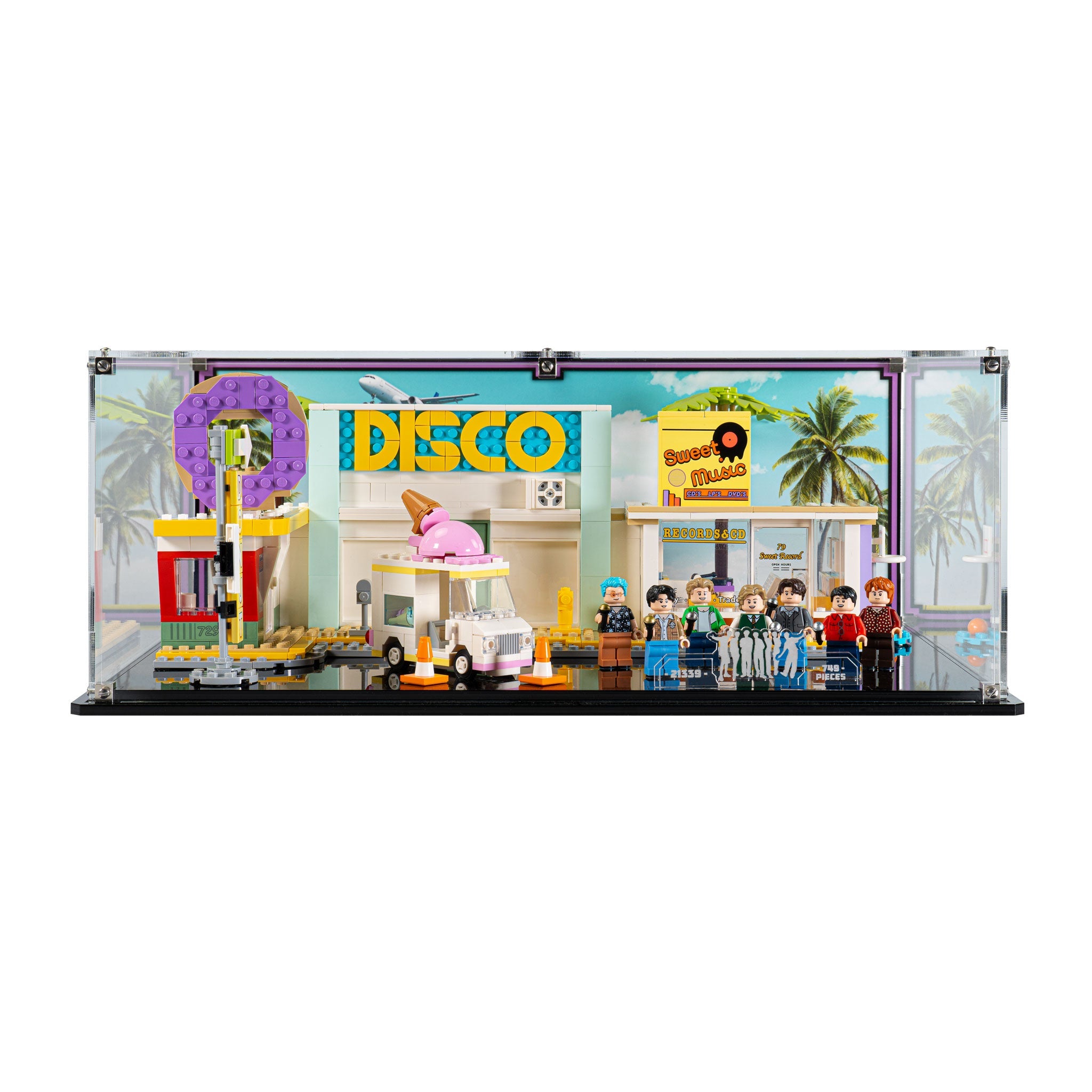 Display Case for LEGO® Ideas: BTS Dynamite (21339)