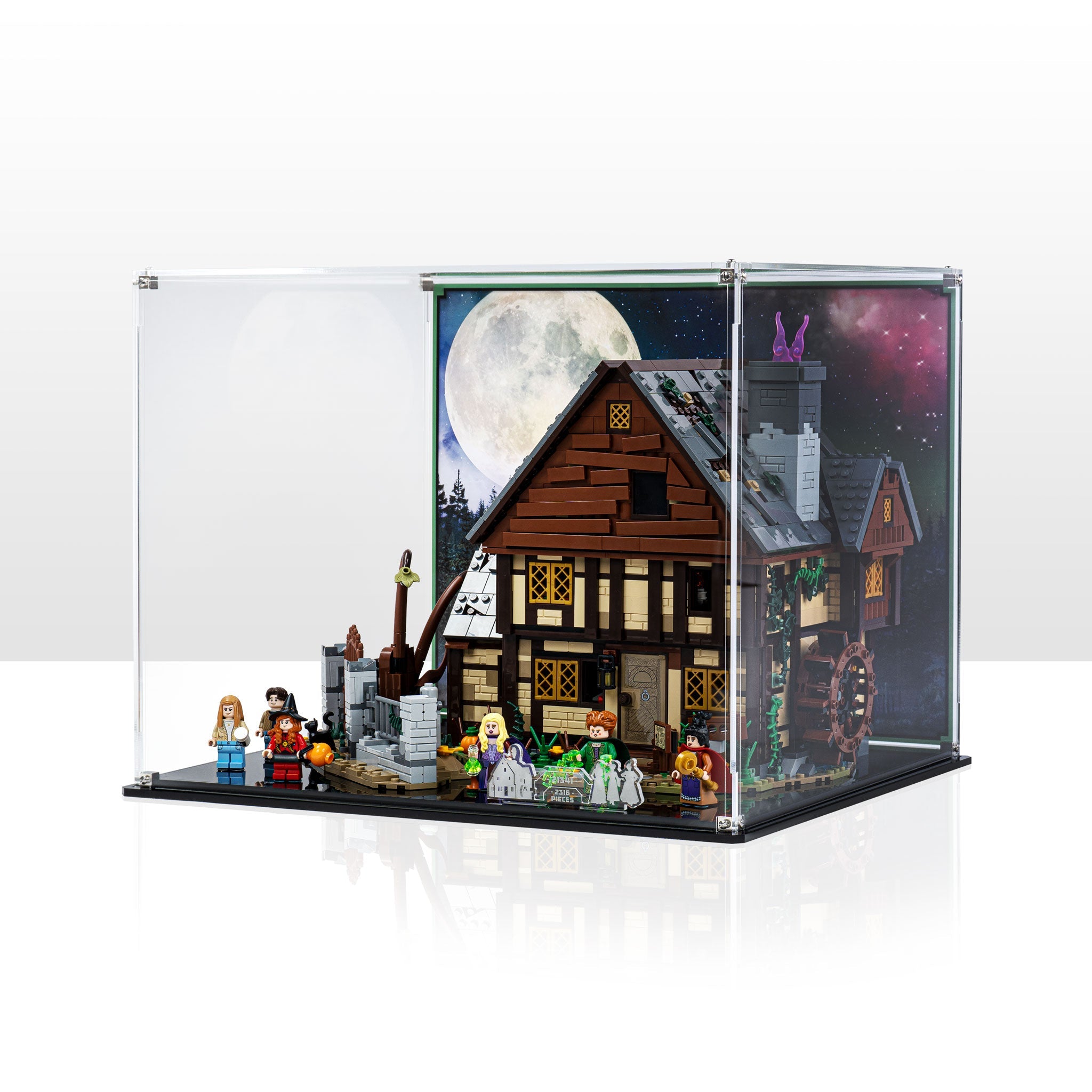 Display Case for LEGO® Ideas Disney Hocus Pocus: Sanderson Sisters' Cottage (21341)