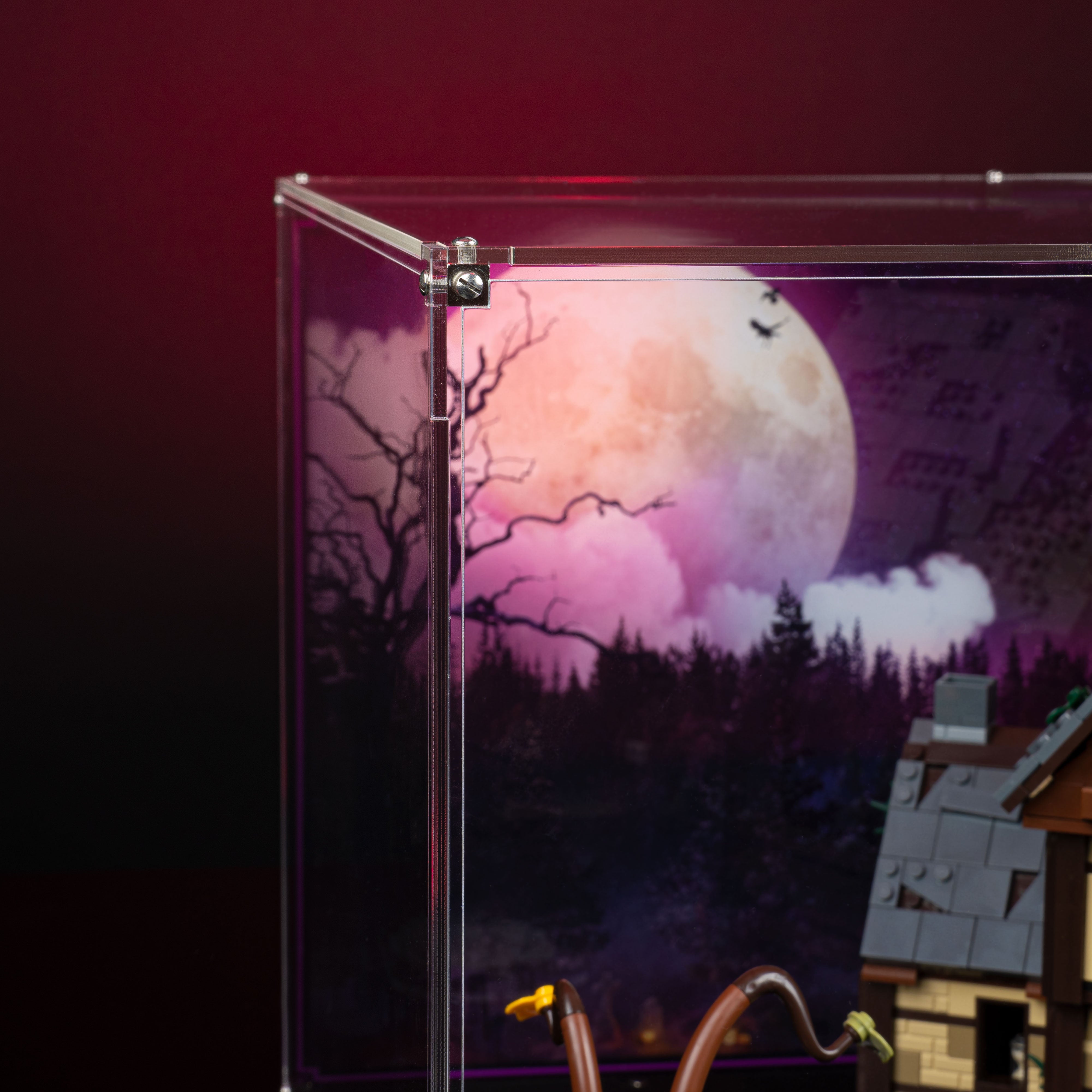 Limited Edition Display Case for LEGO® Ideas Disney Hocus Pocus: Sanderson Sisters' Cottage (21341)