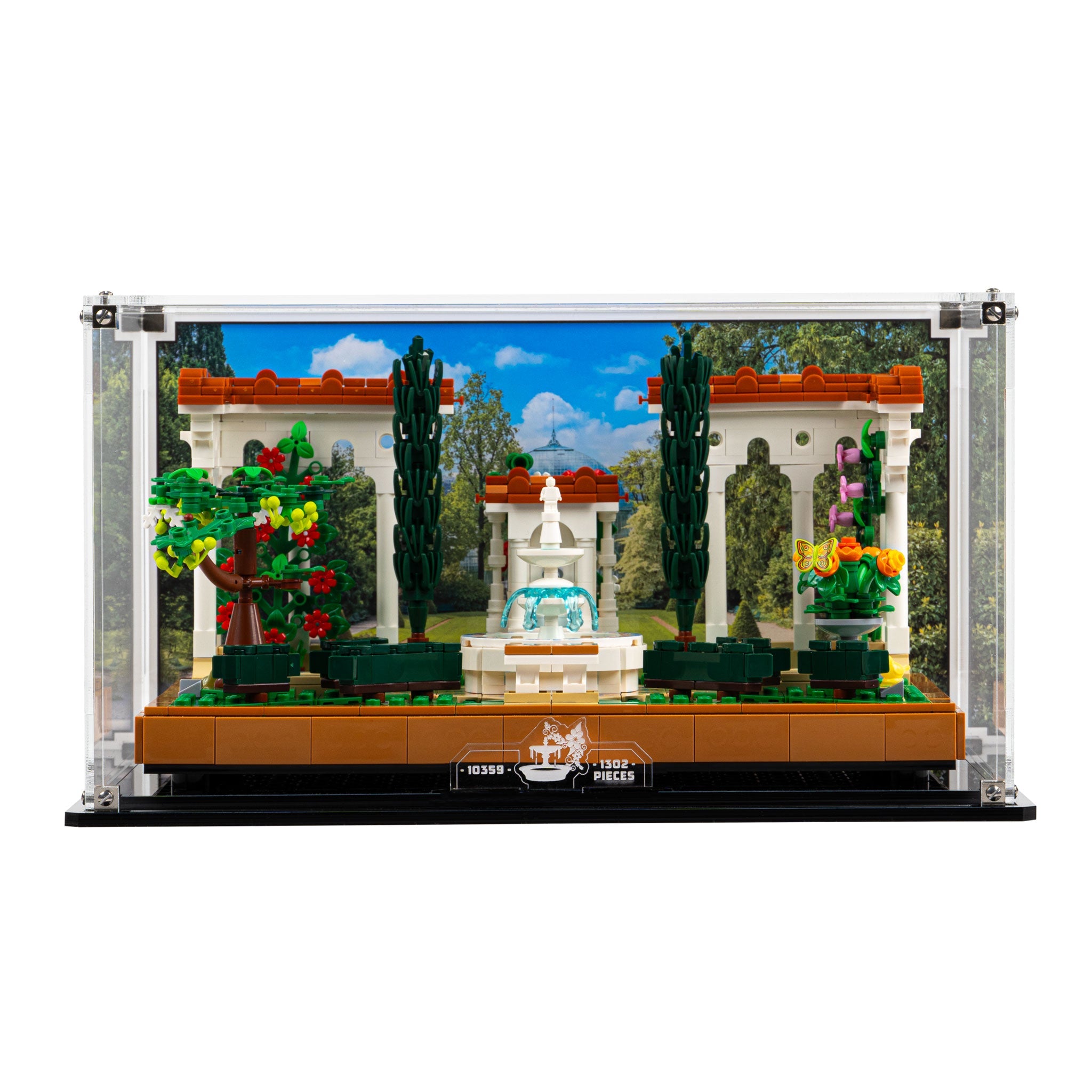 Display Case for LEGO® Icons: Fountain Garden (10359)
