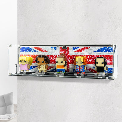 Wall Mounted Display Case for LEGO® Brickheadz Spice Girls Tribute (40548)