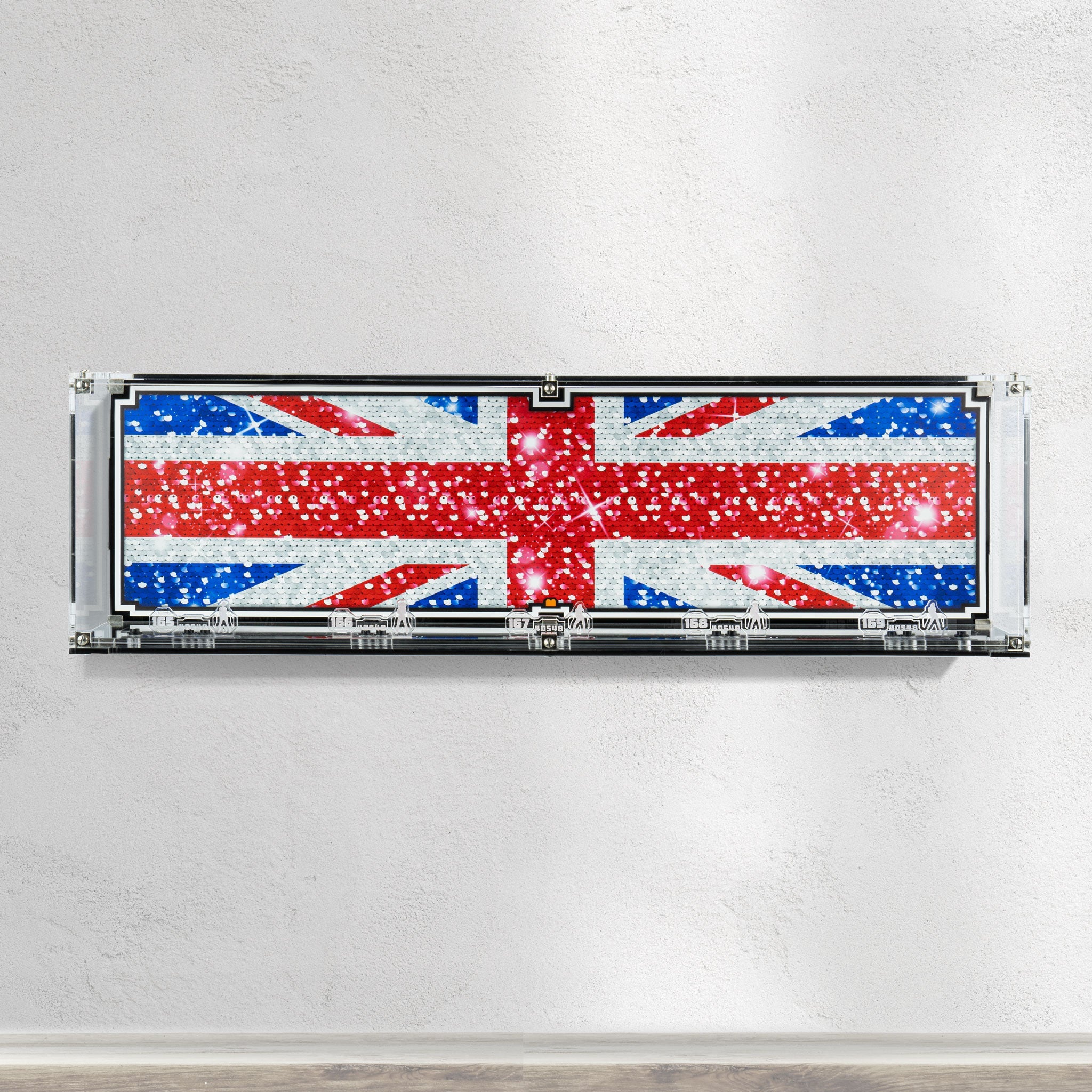 Wall Mounted Display Case for LEGO® Brickheadz Spice Girls Tribute (40548)