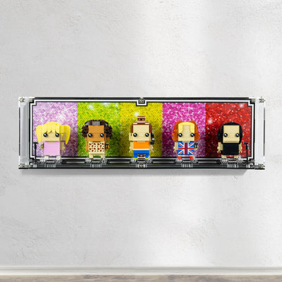 Wall Mounted Display Case for LEGO® Brickheadz Spice Girls Tribute (40548)