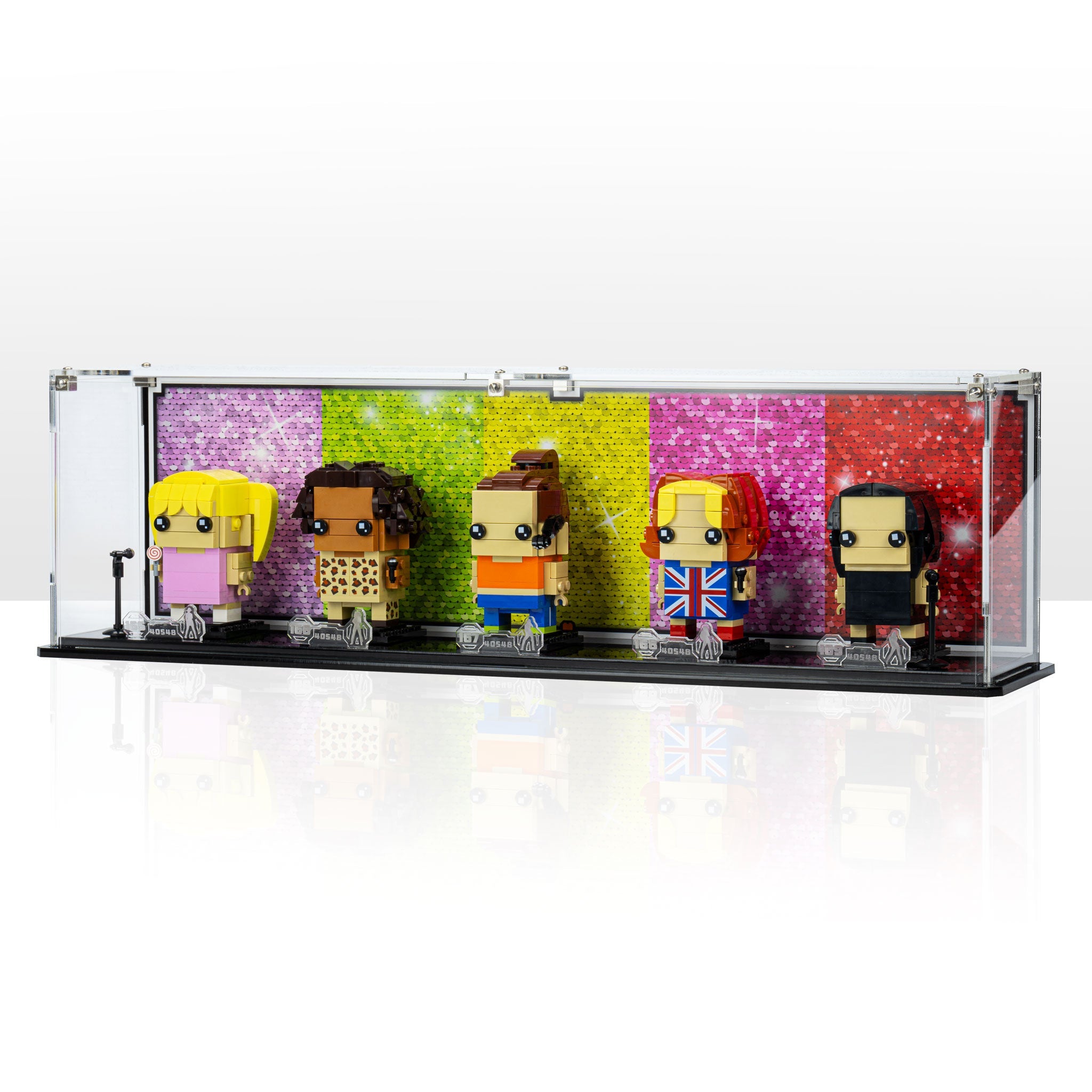 Display Case for LEGO® Brickheadz Spice Girls Tribute (40548)