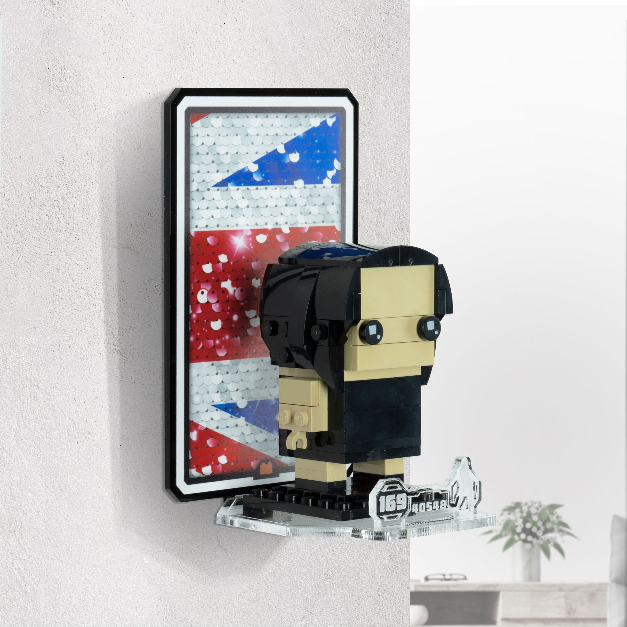 Wall Mounted Display for LEGO® Brickheadz Spice Girls Tribute (40548)