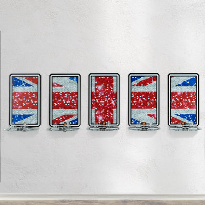 Wall Mounted Display for LEGO® Brickheadz Spice Girls Tribute (40548)