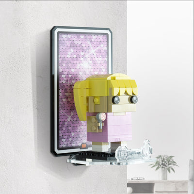 Wall Mounted Display for LEGO® Brickheadz Spice Girls Tribute (40548)