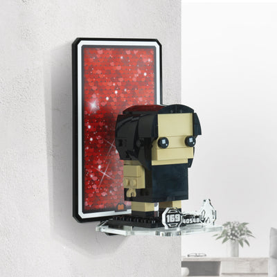 Wall Mounted Display for LEGO® Brickheadz Spice Girls Tribute (40548)