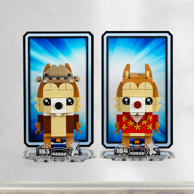 Wall Mounted Display for LEGO® Brickheadz Chip & Dale (40550)