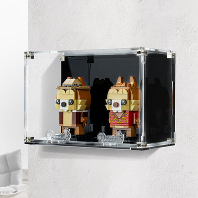 Wall Mounted Display Case for LEGO® Brickheadz Chip & Dale (40550)