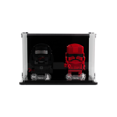 Display Case for two LEGO® Brickheadz