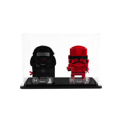 Display Case for two LEGO® Brickheadz
