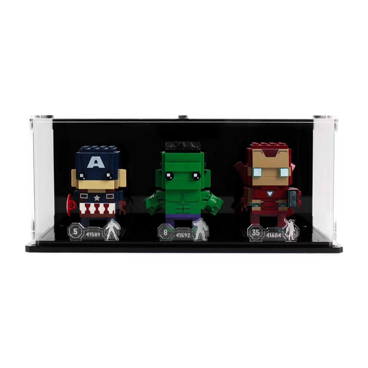 Display Case for three LEGO® Brickheadz