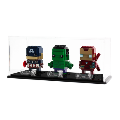 Display Case for three LEGO® Brickheadz