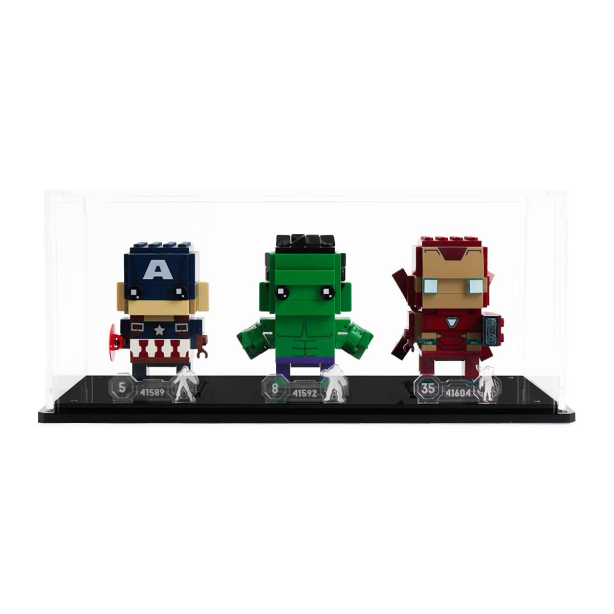 Display Case for three LEGO® Brickheadz