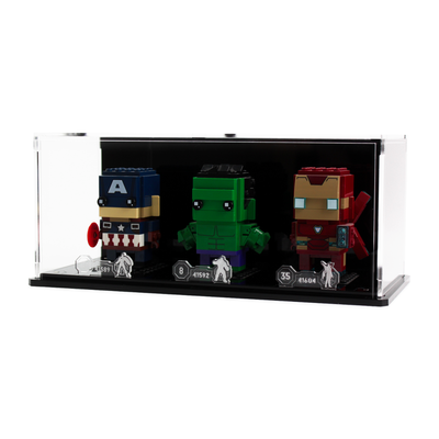 Display Case for three LEGO® Brickheadz